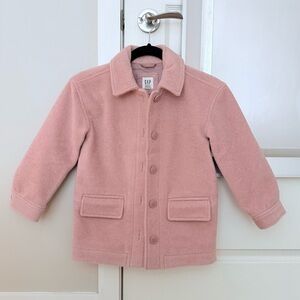 GAP Kids Boucle Jacket in Antique Pink (Size Small, 6-7 Years Old